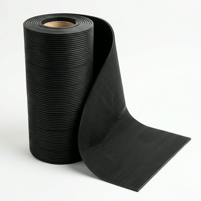 Ribbed Rubber Roll